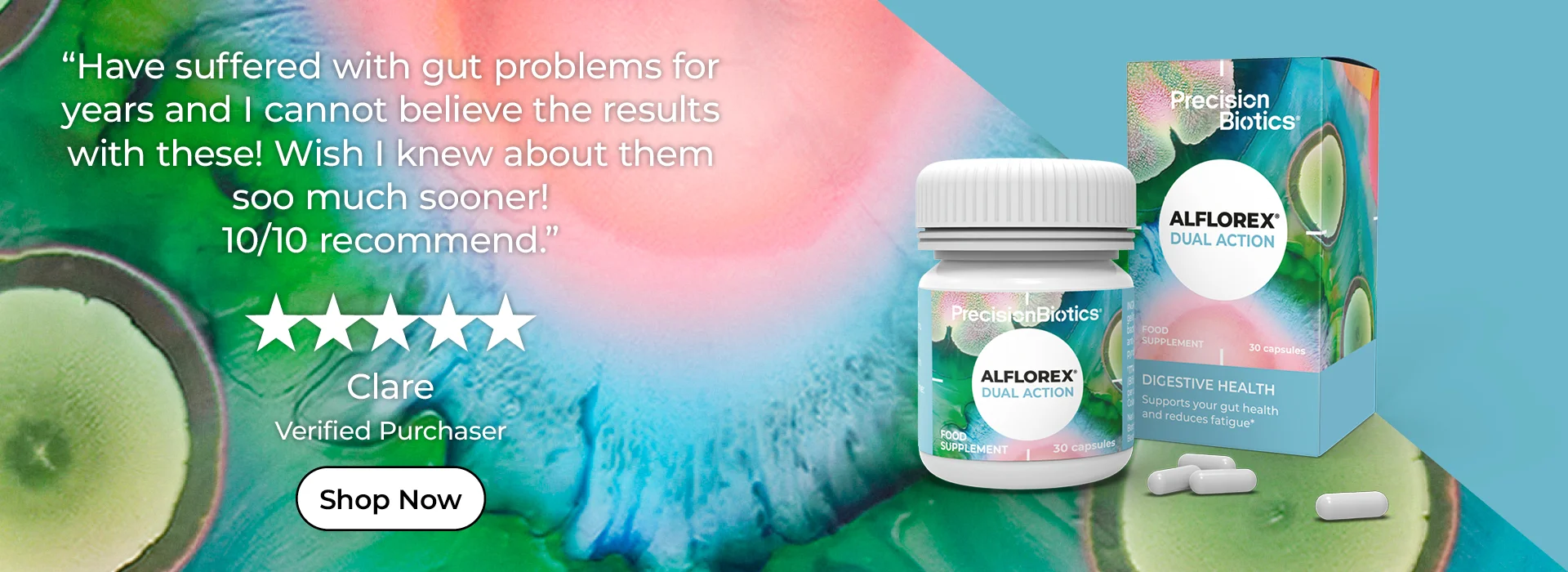 5 stars. Have suffered with gut problem for years and I cannot believe the results with these! Wish I knew about them soo much sooner! 10/10 recommended.