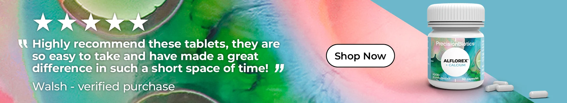 5 stars. Highly recommend these tablets, they are so easy to take and have made a great difference n such a short space of time